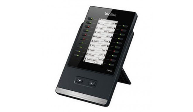 Yealink EXP40 IP add-on module Black 20 buttons