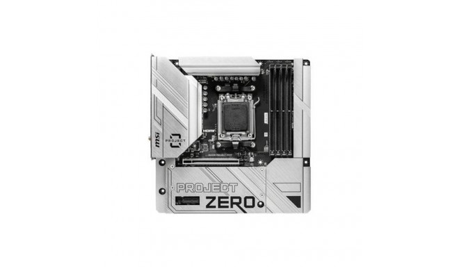 MSI B650M PROJECT ZERO motherboard AMD B650 Socket AM5 micro ATX