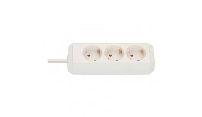 Brennenstuhl 1158610050 power extension 5 m 3 AC outlet(s) Indoor White