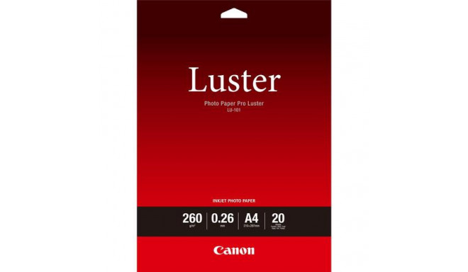 Canon LU-101 Luster Photo Paper Pro A4 - 20 Sheets