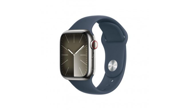 Apple Watch Series 9 41 mm Digital 352 x 430 pixels Touchscreen 4G Silver Wi-Fi GPS (satellite)