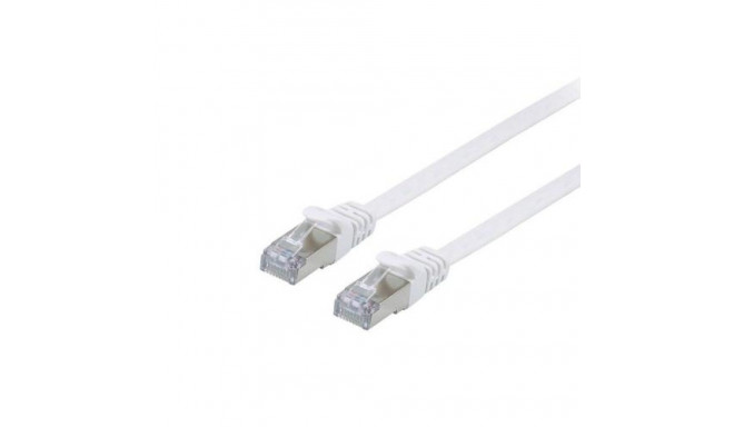 Equip Cat.6A U/FTP Flat Patch Cable, 3.0m, White