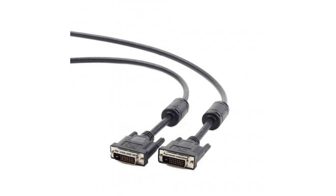 Gembird DVI-D/DVI-D 4.5m DVI cable Black