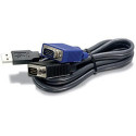 Trendnet TK-CU15 KVM cable Black 4.5 m