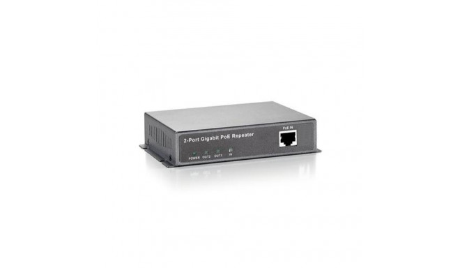 LevelOne Gigabit PoE Repeater, Cascadable, 2 PoE Outputs