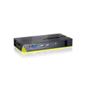 LevelOne 4-Port USB VGA KVM Switch, audio support