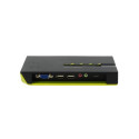 LevelOne 4-Port USB VGA KVM Switch, audio support