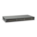 LevelOne 50-Port Fast Ethernet Switch, 2 x Gigabit SFP/RJ45 Combo