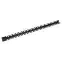 Intellinet 19&quot; Wall Mount Rails, 12U, Black, 2-pack