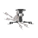 Manhattan Projector Mount, Ceiling, Universal, Tilt, Swivel &amp; Rotate, Height: 15cm, Max 13.5