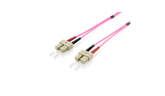 Equip SC/SC Fiber Optic Patch Cable, OM4, 10m