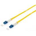 Equip LC/LC Fiber Optic Patch Cable, OS2, 5.0m