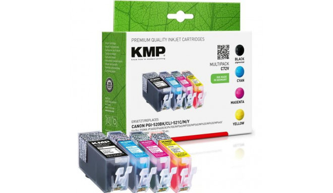 KMP C72V ink cartridge 4 pc(s) Black, Cyan, Magenta, Yellow