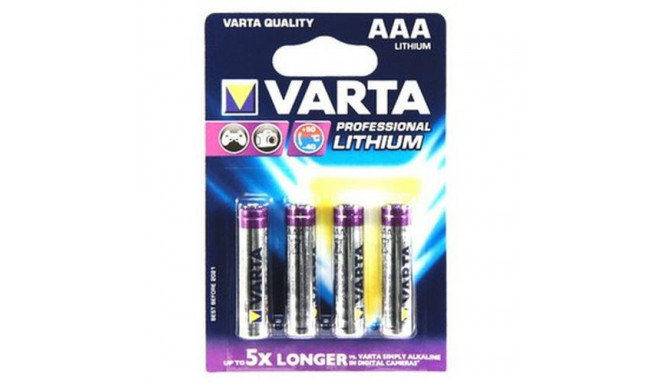 Varta 4x AAA Lithium Single-use battery