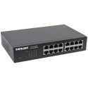 Intellinet 16-Port Gigabit Ethernet Switch, 16-Port RJ45 10/100/1000 Mbps, IEEE 802.3az Energy Effic