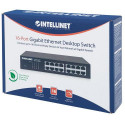 Intellinet 16-Port Gigabit Ethernet Switch, 16-Port RJ45 10/100/1000 Mbps, IEEE 802.3az Energy Effic