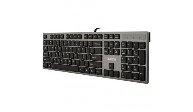 A4Tech KV-300H keyboard USB QWERTY Black, Grey