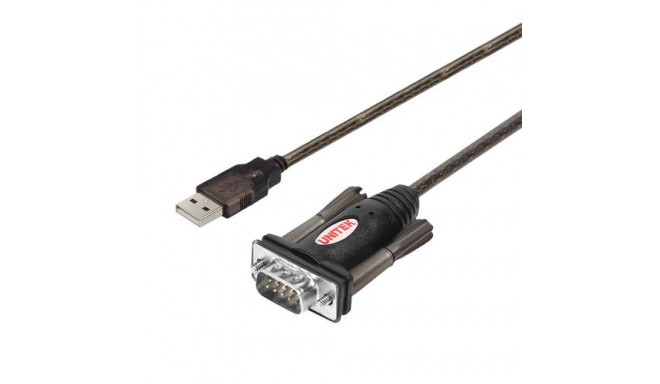 UNITEK Y-105 serial cable Black 1.5 m USB Type-A DB-9