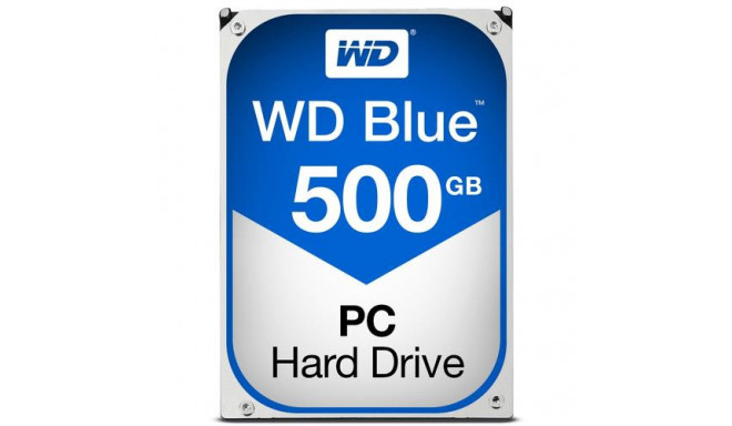 Western Digital Blue internal hard drive 500 GB 7200 RPM 32 MB 3.5&quot; Serial ATA III