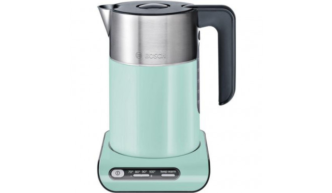 Bosch TWK8612P electric kettle 1.5 L 2000 W Black, Grey, Turquoise