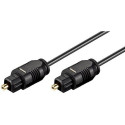 Deltaco TOTO-5 audio cable 5 m Toslink Black