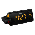 Sencor SRC 330 OR radio Clock Digital Black, Orange
