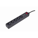 EnerGenie SPG5-C-15 surge protector Black 5 AC outlet(s) 250 V 4.5 m