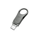 Silicon Power Mobile C80 USB flash drive 64 GB USB Type-A / USB Type-C 3.2 Gen 1 (3.1 Gen 1) Titaniu