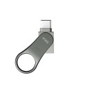 Silicon Power Mobile C80 USB flash drive 64 GB USB Type-A / USB Type-C 3.2 Gen 1 (3.1 Gen 1) Titaniu