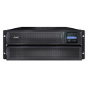 APC Smart-UPS X, Line Interactive, 3kVA, Rack/tower convertible 4U, 208V-230V, 8x C13+2x C19 IEC, Sm