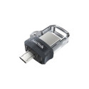 SanDisk Ultra Dual m3.0 USB flash drive 64 GB USB Type-A / Micro-USB 3.2 Gen 1 (3.1 Gen 1) Black, Si