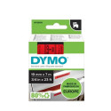 DYMO D1 Standard - Black on Red - 19mm