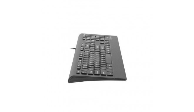 NATEC BARRACUDA keyboard Universal USB QWERTY Black