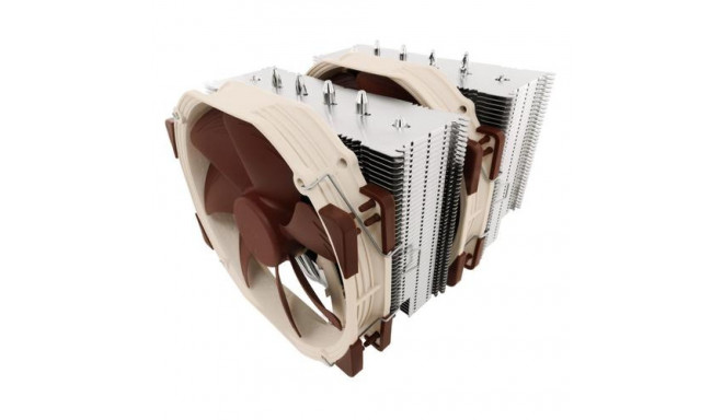 Noctua NH-D15 computer cooling system Processor Cooler 14 cm Beige, Brown, Steel