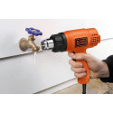 Black &amp; Decker KX1650-QS heat gun 740 l/min 600 °C 1750 W Black, Orange