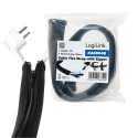 LogiLink KAB0048 cable sleeve Black