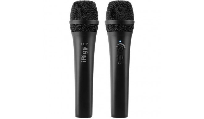 IK Multimedia iRig Mic HD 2 Black Mobile phone/smartphone microphone