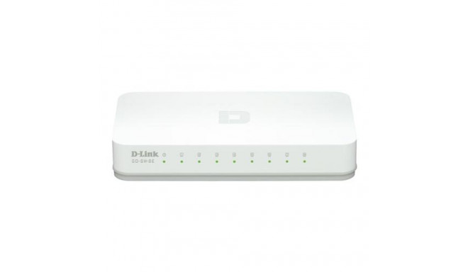 D-Link GO-SW-8E/E network switch Unmanaged Fast Ethernet (10/100) White