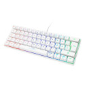 Deltaco GAM-075-W-DE keyboard Gaming USB QWERTZ German White