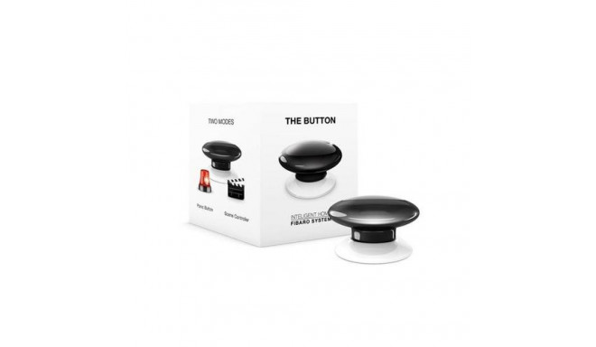 Fibaro The Button Black panic button Wireless Alarm