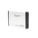 Gembird EE2-U3S-2-S storage drive enclosure HDD enclosure Silver 2.5&quot;