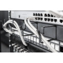 Digitus Cable routing panel with cable routing brackets for 483 mm (19&quot;) cabinets, 1U