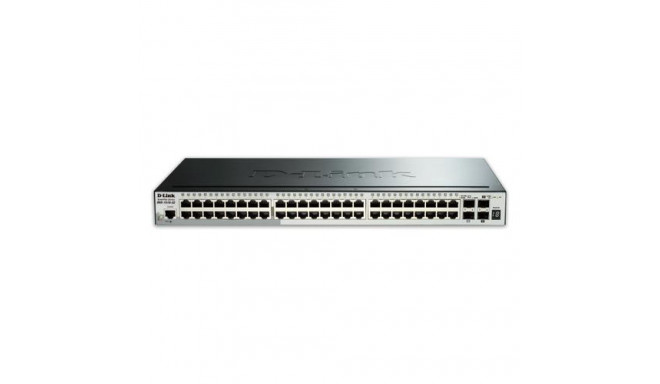 D-Link DGS-1510-52X network switch Managed L3 Gigabit Ethernet (10/100/1000) 1U Black