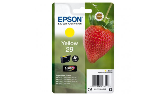 Epson Strawberry Singlepack Yellow 29 Claria Home Ink