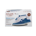 Adler AD 5022 Dry &amp; Steam iron Ceramic soleplate 2200 W Blue, White