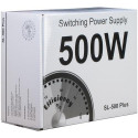 Inter-Tech SL-500 Plus power supply unit 500 W 20+4 pin ATX ATX Silver Inter-Tech SL-500 Plus power supply unit 500 W 20+4 pin ATX ATX Silver