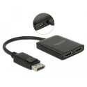 DeLOCK 87720 video splitter DisplayPort 2x HDMI