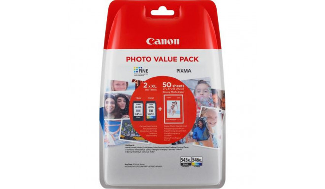 Canon tint PG-545XL/CL-546X + fotopaber Value Pack