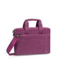 Rivacase Central notebook case 25.6 cm (10.1&quot;) Briefcase Purple