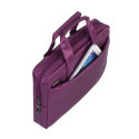 Rivacase Central notebook case 25.6 cm (10.1&quot;) Briefcase Purple